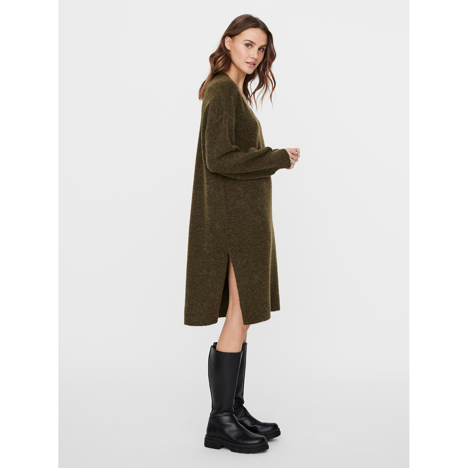 Платье VERO MODA 10253183/Dark Olive - фото 6