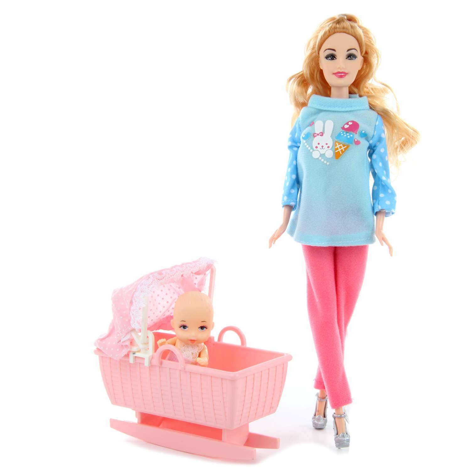 Кукла модель Барби Veld Co мама и малыш 125006 - фото 1