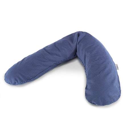 Подушка для беременных Theraline 190 см Горошек синяя