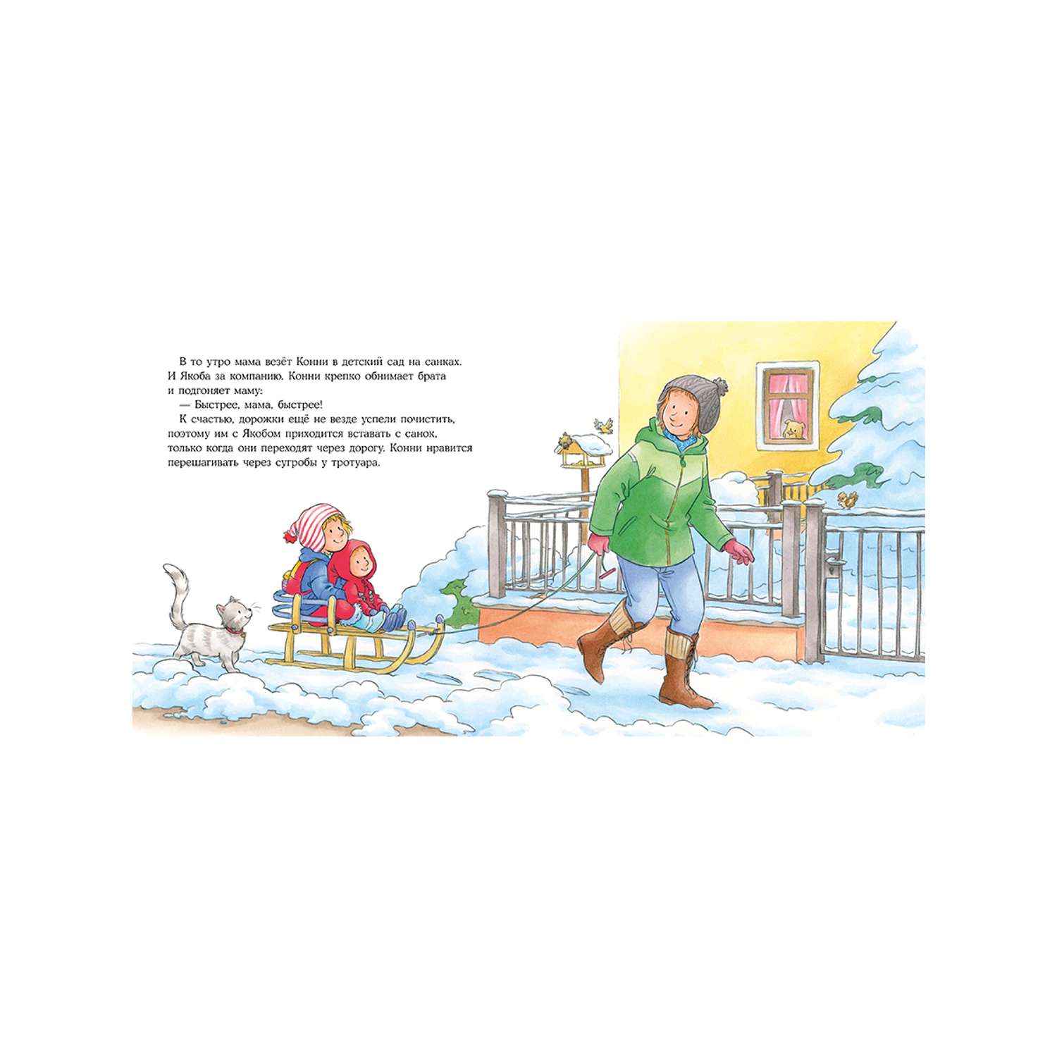 Книга Альпина. Дети Конни и первый снег - фото 8