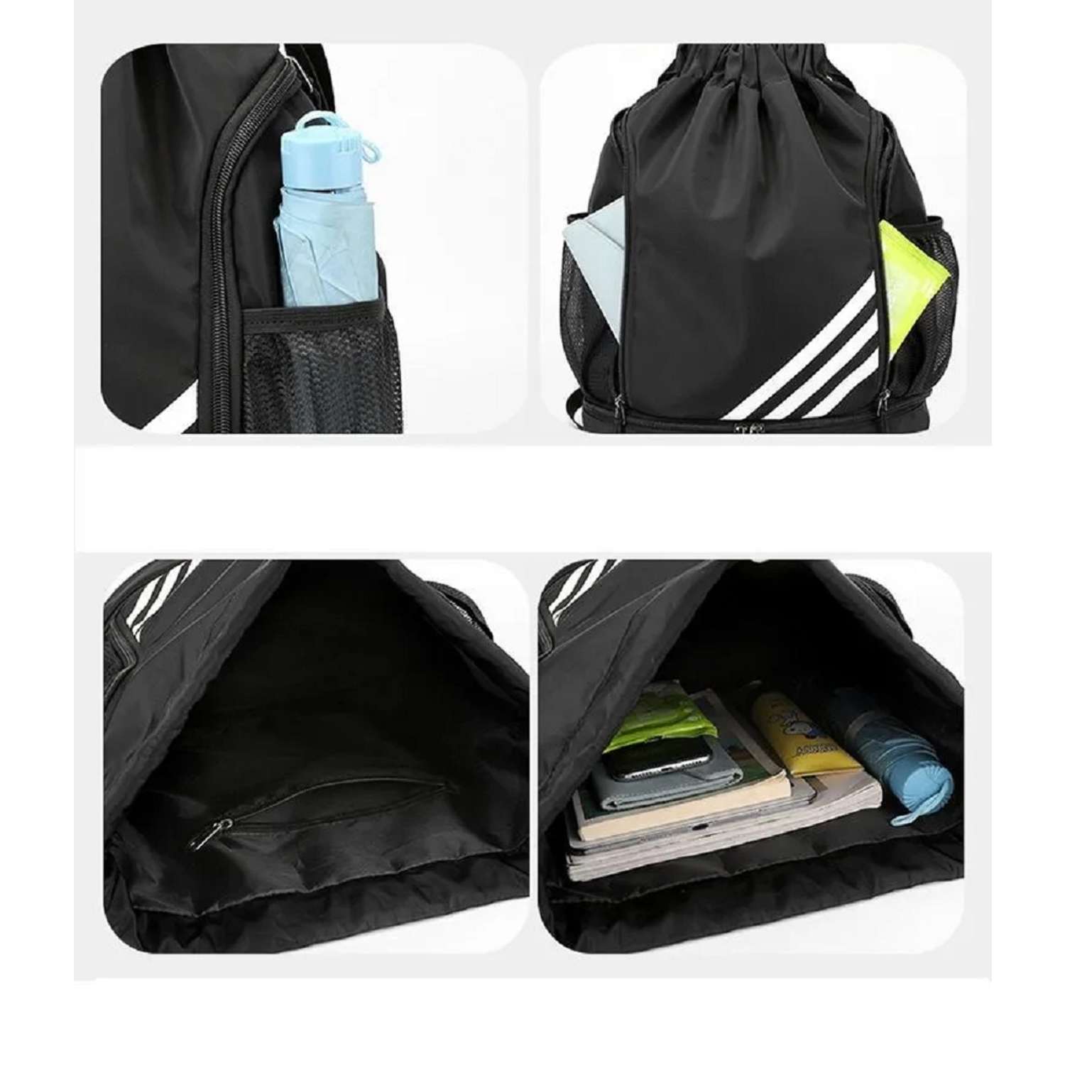 Рюкзак-мешок myTrend спортивный универсальный серый - фото 7