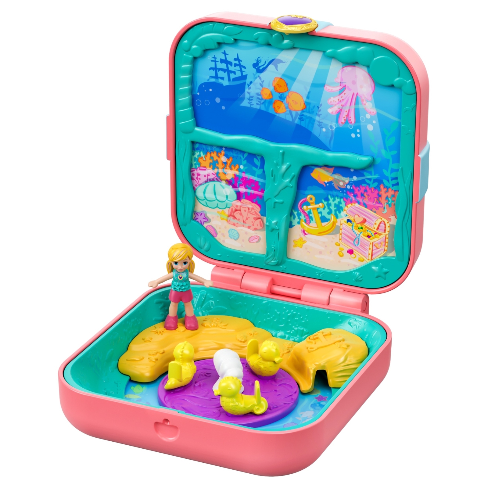 Набор игровой POLLY POCKET Мини-мир Пещера русалочки GDK77 купить по цене  299 ₽ в интернет-магазине Детский мир