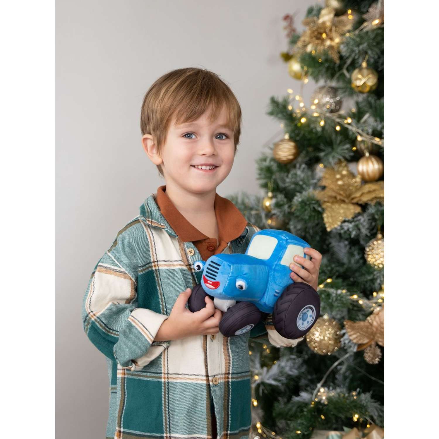 Мягкая игрушка Super01 Синий трактор - фото 11
