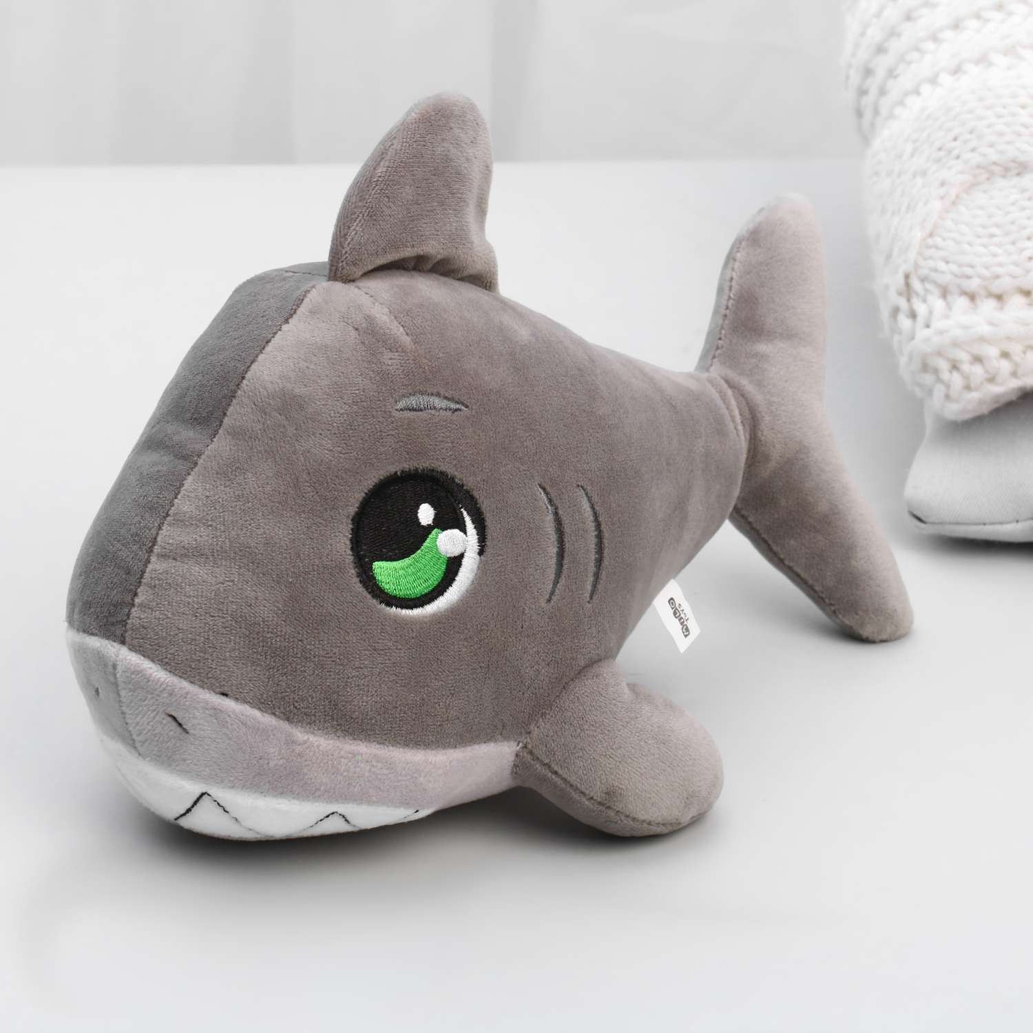 Мягкая игрушка Milo Toys «Акула» цвет серый - фото 6