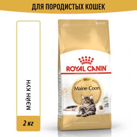 Корм сухой для кошек ROYAL CANIN Maine Coon 2кг породы мейн-кун