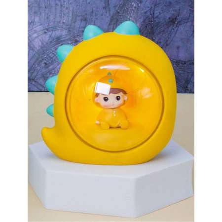 Ночник iLikeGift Baby dino yellow