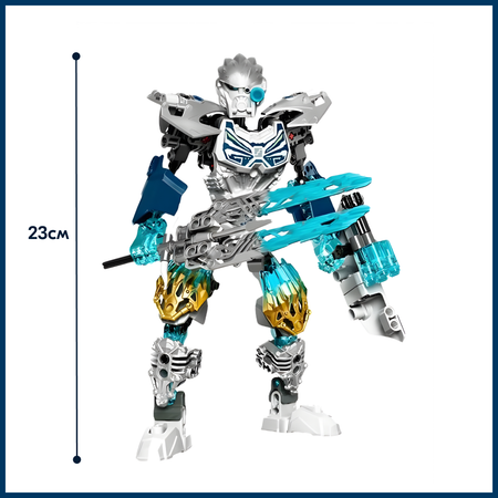 Игрушка LX Конструктор Bionicle Копака и Мелум Объединение Льда 193 детали