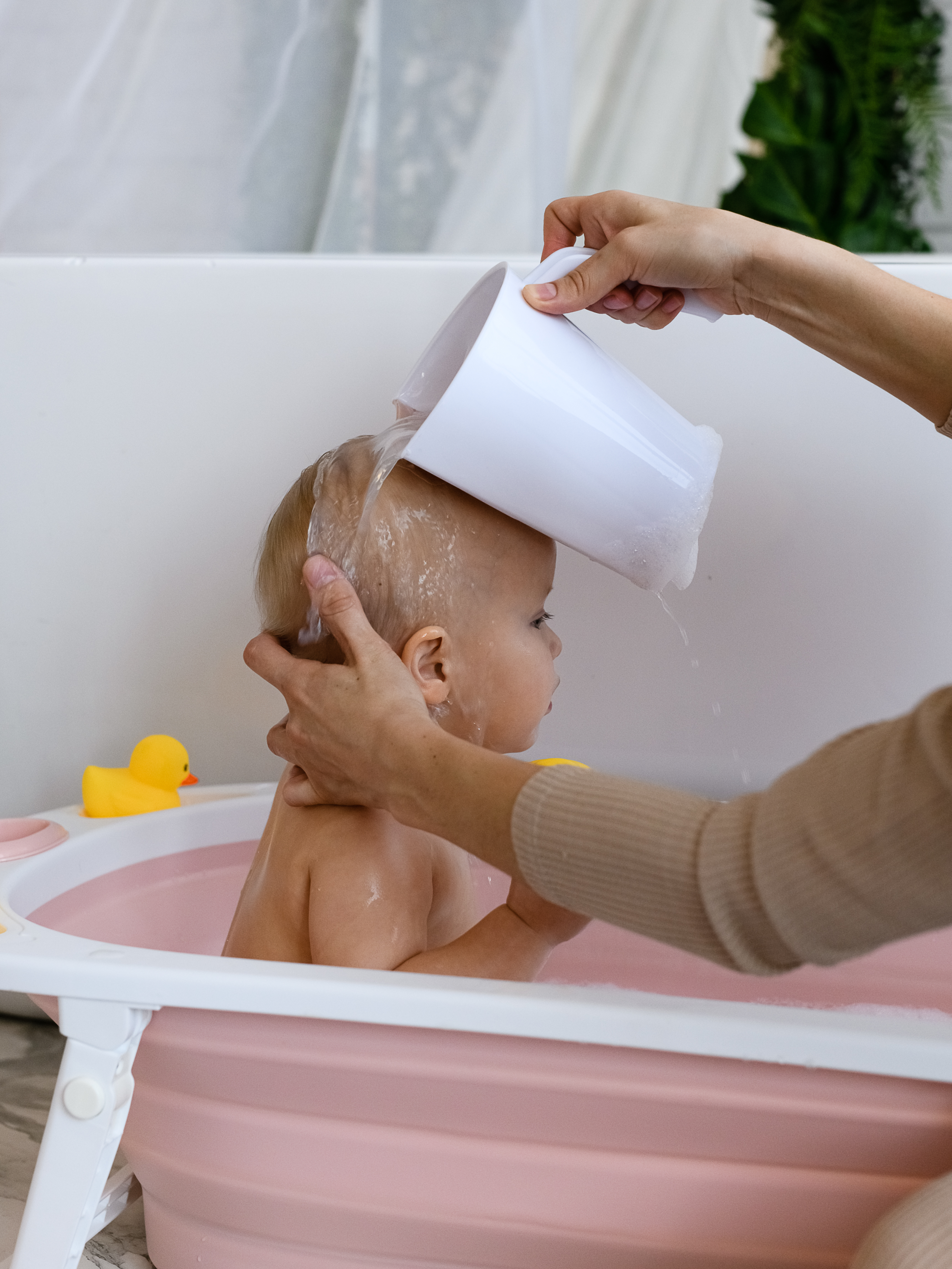 Ковш детский Miyoumi для купания и мытья головы - Blush - фото 23