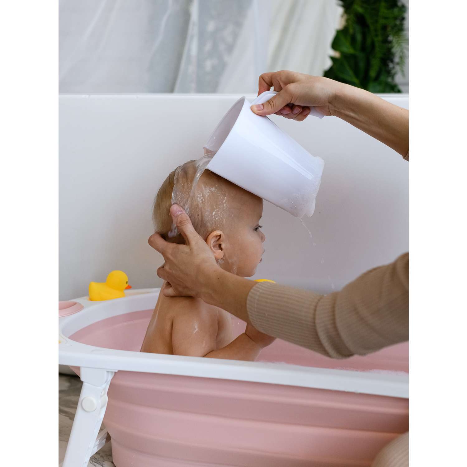 Ковш детский Miyoumi для купания и мытья головы - Blush - фото 23