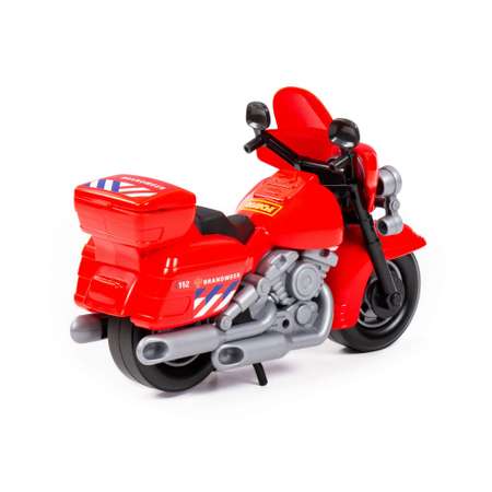 Мотоцикл Полесье Пожарный красный 27 см