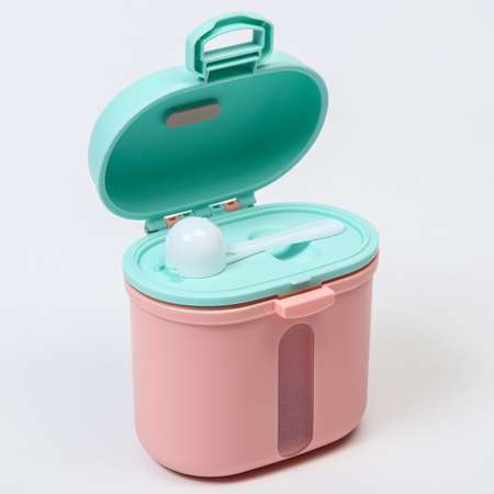 Контейнер Mum and Baby для хранения детского питания «Корона» 360 гр цвет розовый