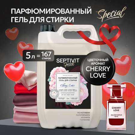 Гель для стирки SEPTIVIT Cherry Love 5л