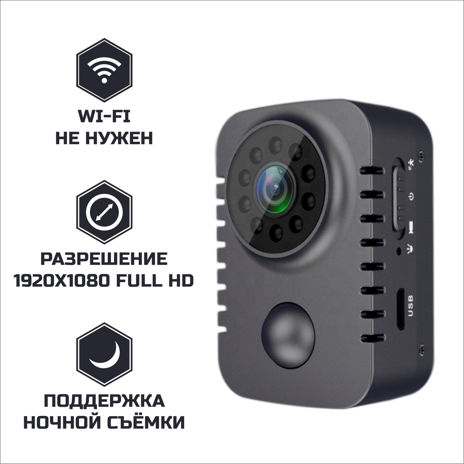 Мини видеокамера Full HD SmartRules без wi-fi купить по цене 4291 ₽ в  интернет-магазине Детский мир