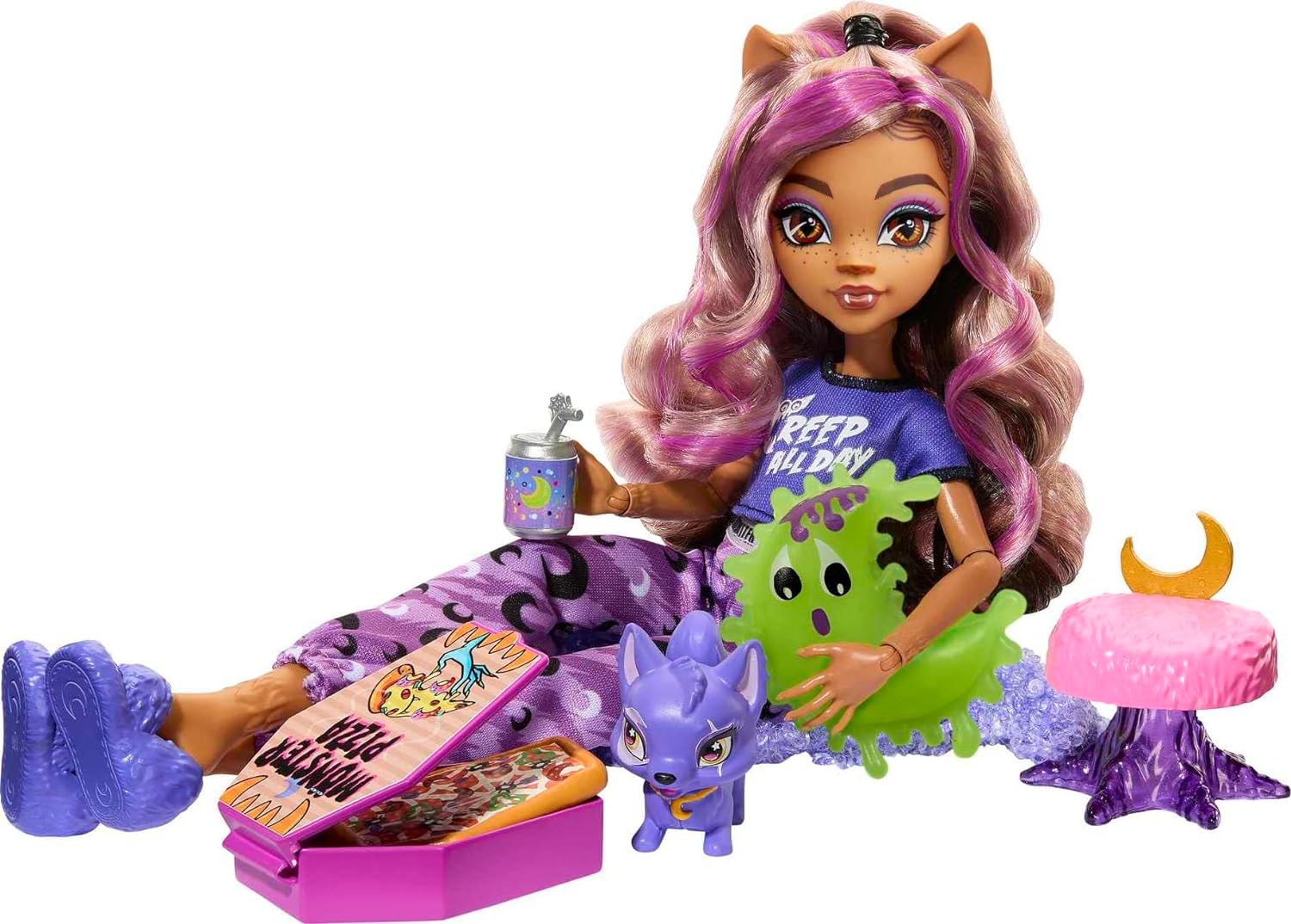 Кукла Monster High Creepover Party Clawdeen HKY67 HKY67 - фото 5