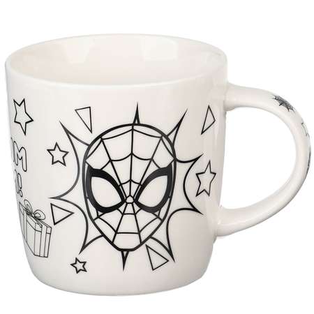 Набор MARVEL кружка под раскраску с ёлочным шаром «Spider-Man»