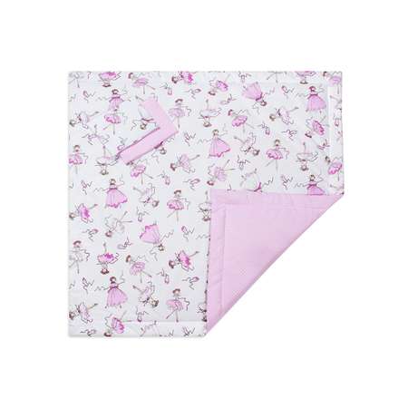 Конверт-одеяло Чудо-чадо для новорожденного на выписку Времена года балерины/розовый