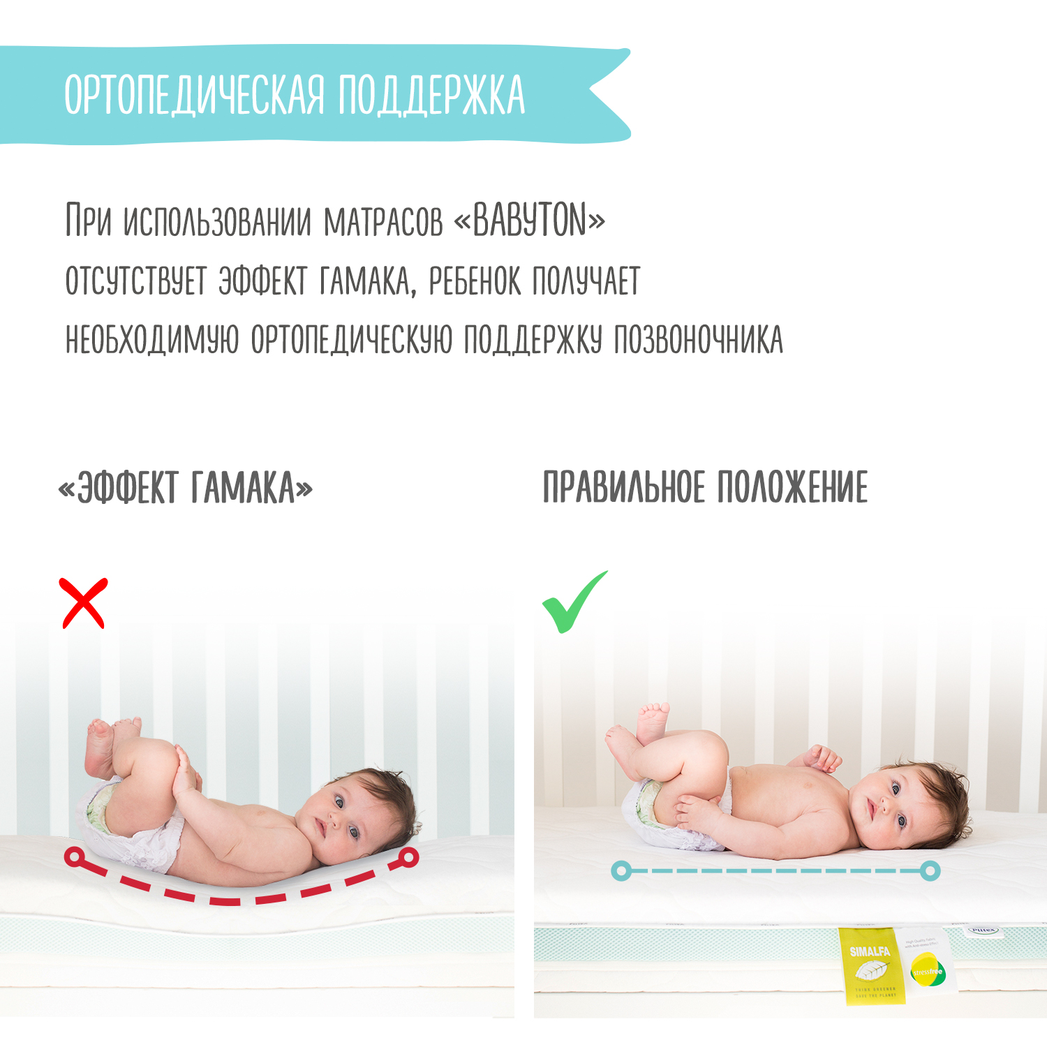 Матрац Babyton Юниор Comfort BTUC/160 - фото 5