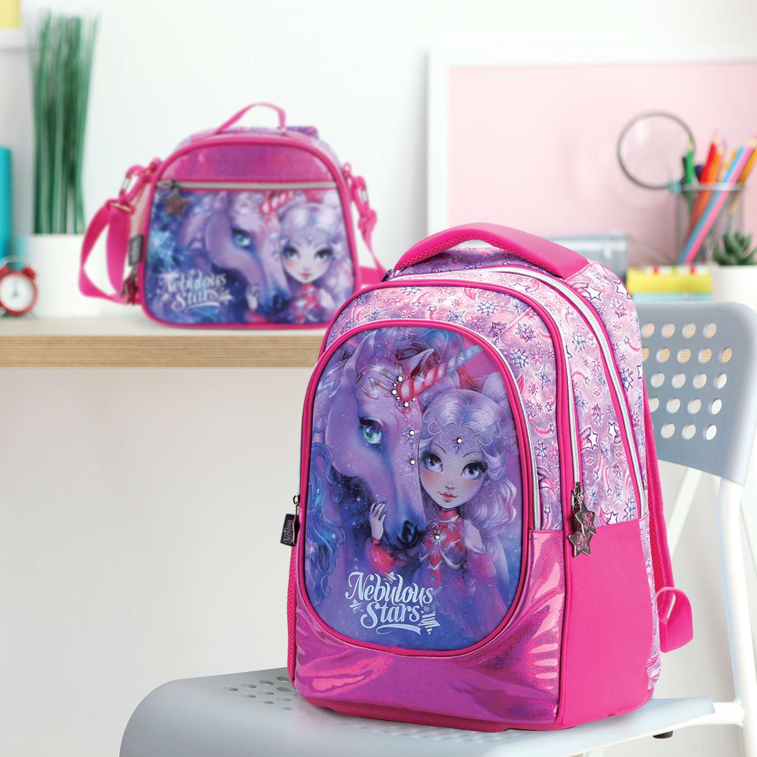 Школьный рюкзак Nebulous Stars для девочек - фото 10