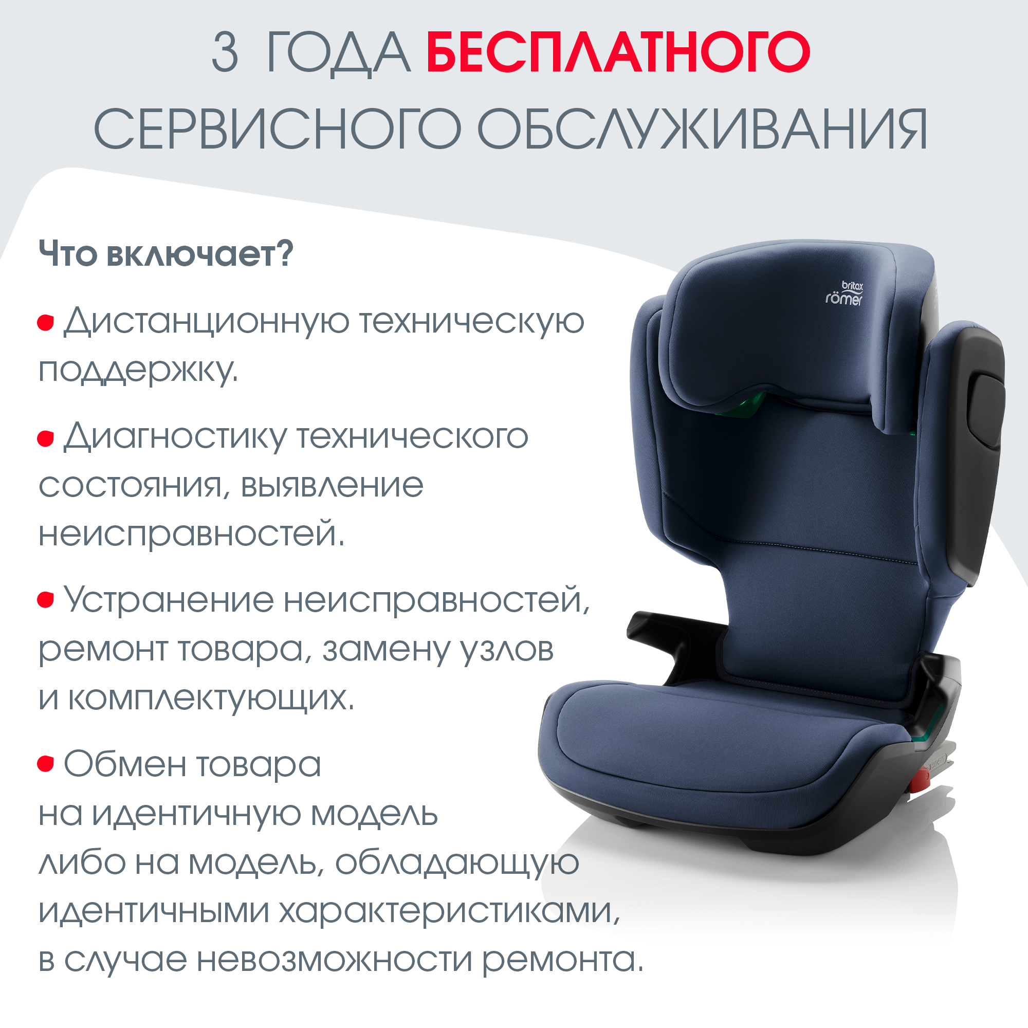 Автокресло Britax Roemer Kidfix Moonlight Blue Isofix 2/3 (15-36 кг) - фото 13