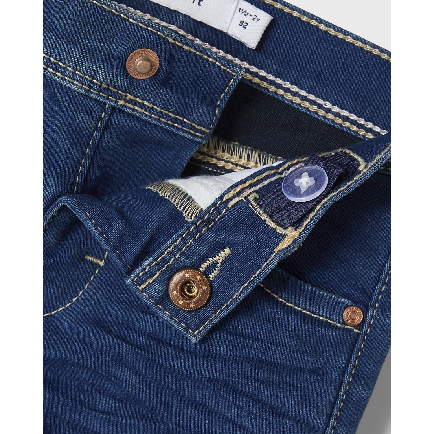 Брюки NAME IT 13198529/Medium Blue Denim - фото 3