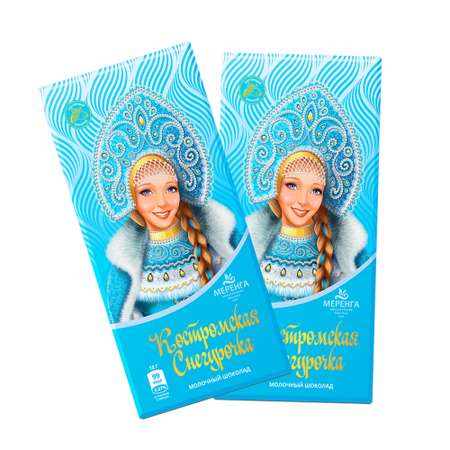 Шоколад МЕРЕНГА молочный Костромская Снегурочка 2 шт