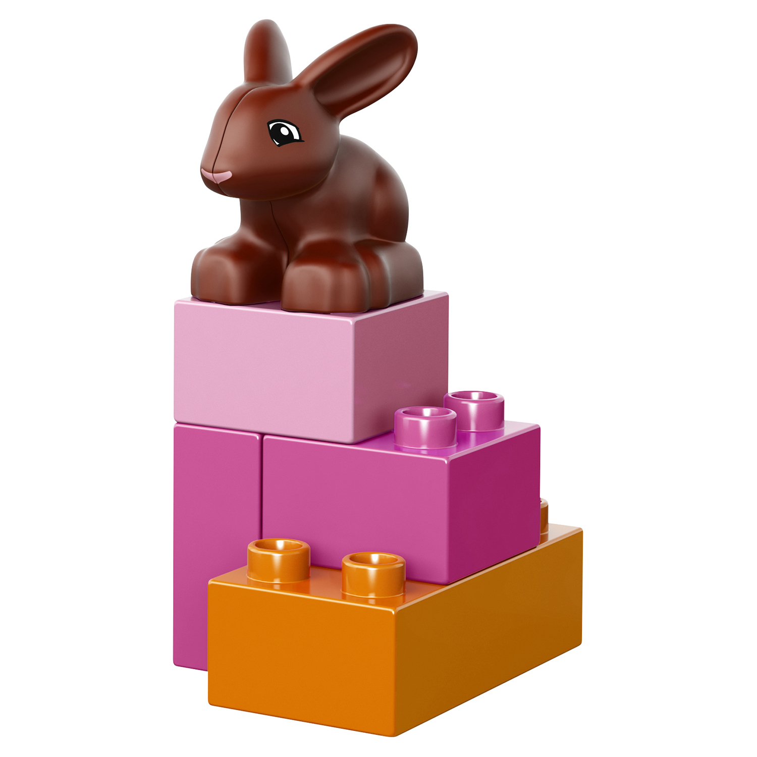 Конструктор LEGO DUPLO Лучшие друзья курочка и кролик блочный - фото 20