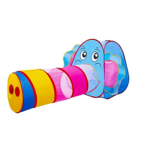 Детская игровая палатка MINI-TOYS с тоннелем «Милый Слоник»
