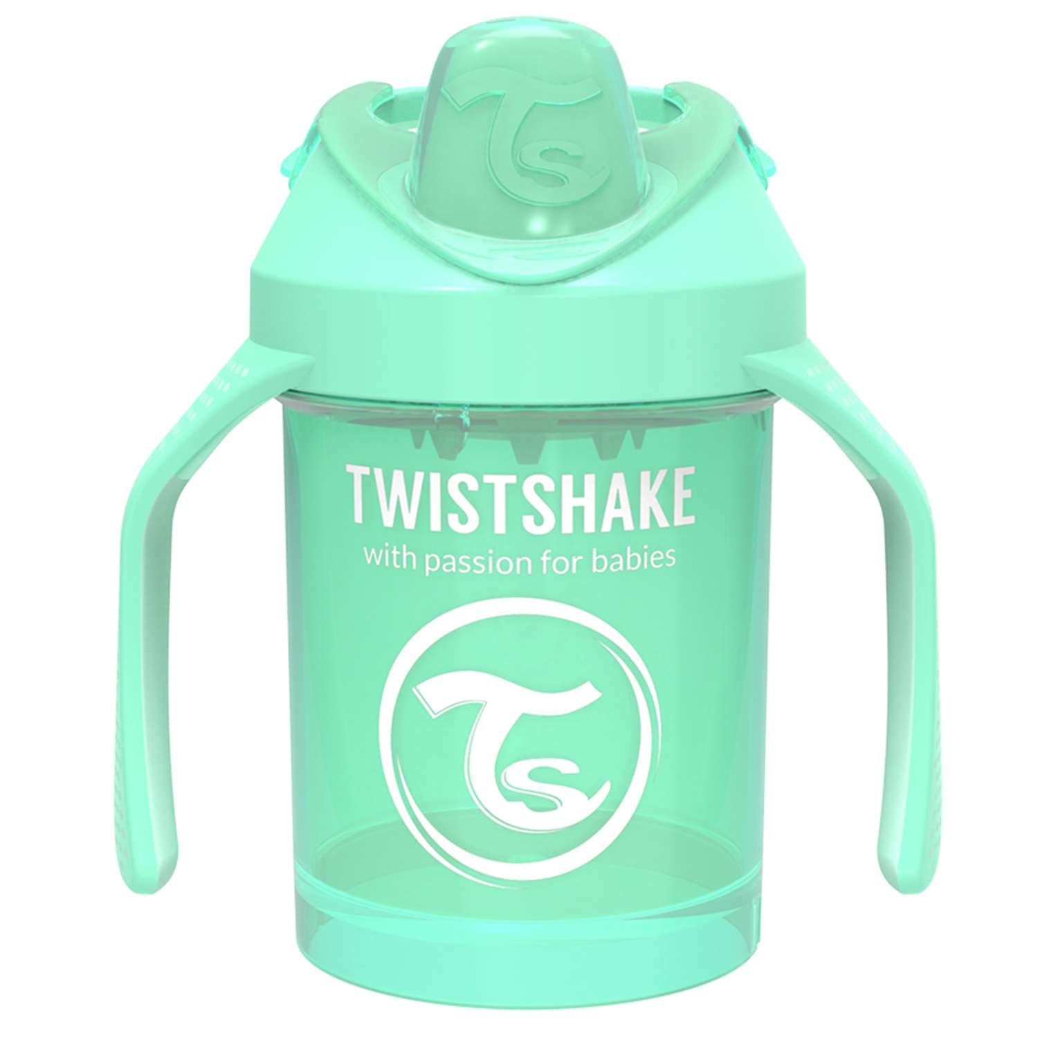 Поильник-непроливайка Twistshake Пастельный зелёный 230 мл 4 мес+ - фото 2