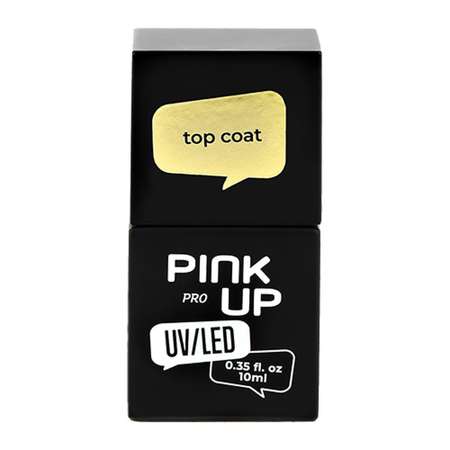 Верхнее покрытие для ногтей Pink Up top coat 10 мл