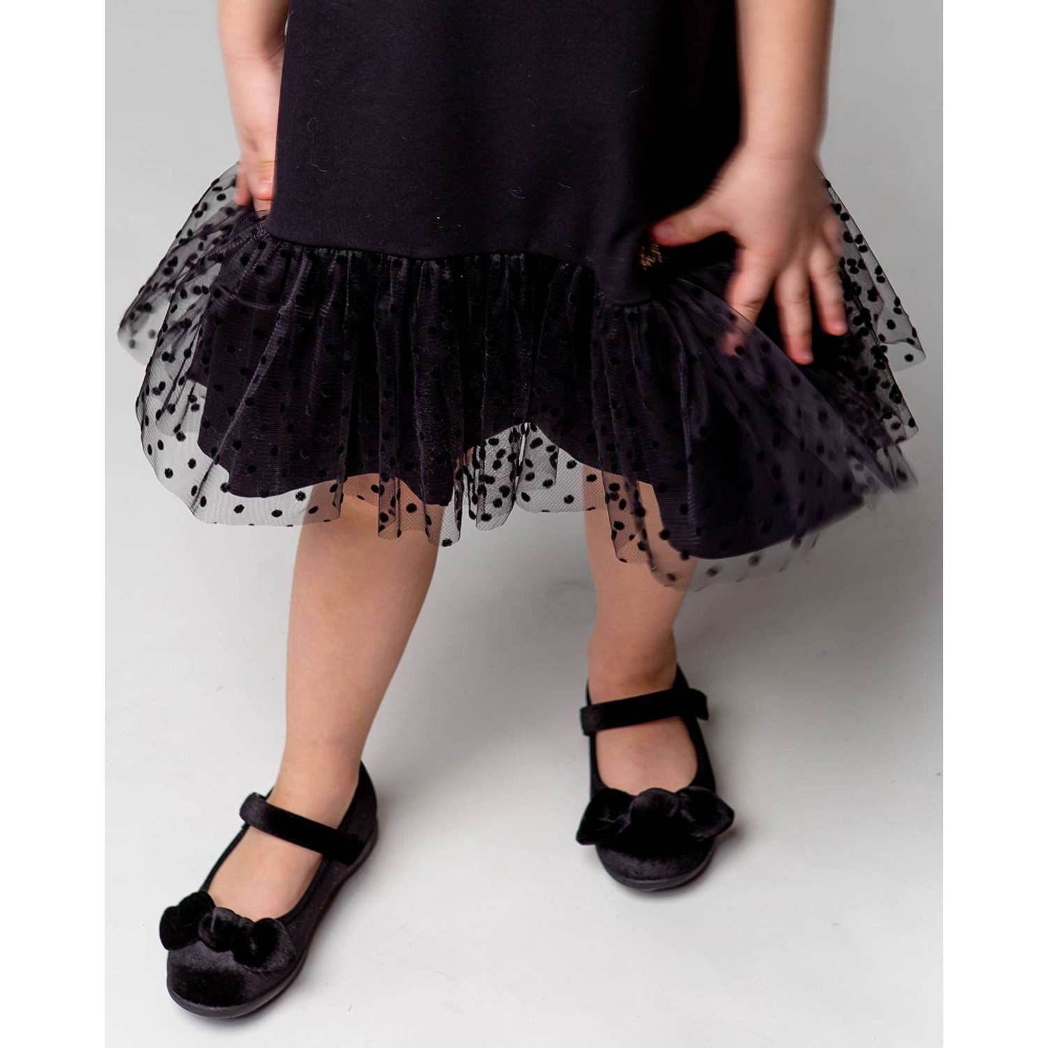 Платье BABY-BOOM С137/4-K черный - фото 4