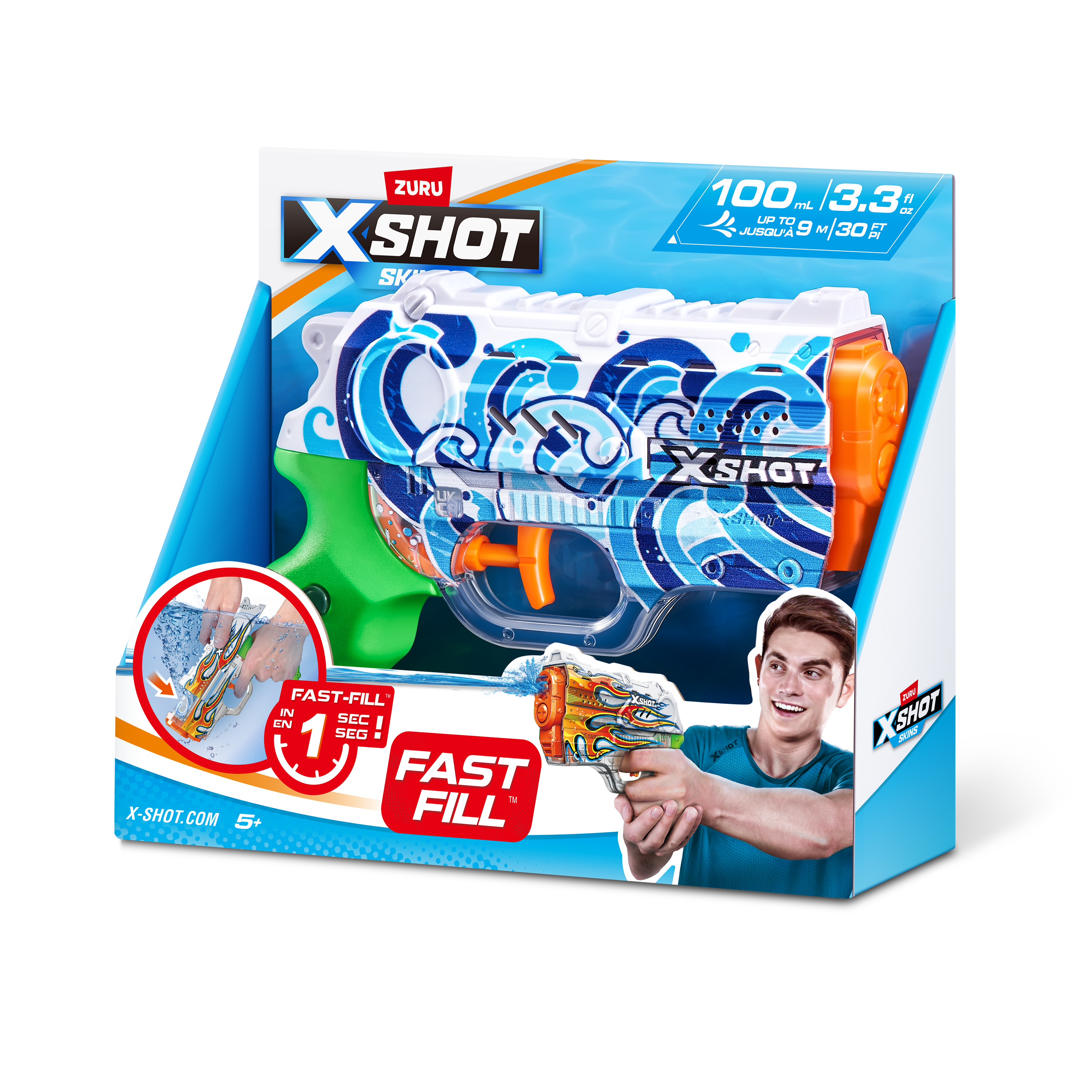 Бластер водный Zuru XSHOT  Skins Water в ассортименте - фото 12