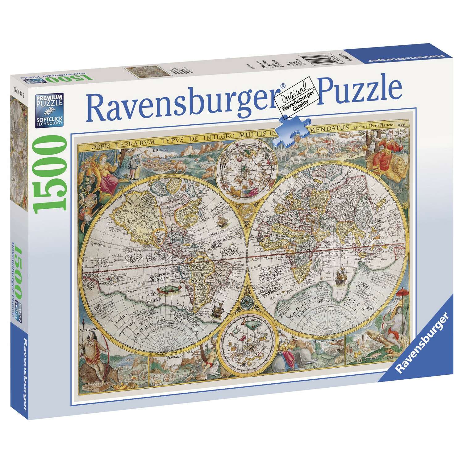 Пазл Ravensburger Историческая карта 1500элементов 16381 - фото 2