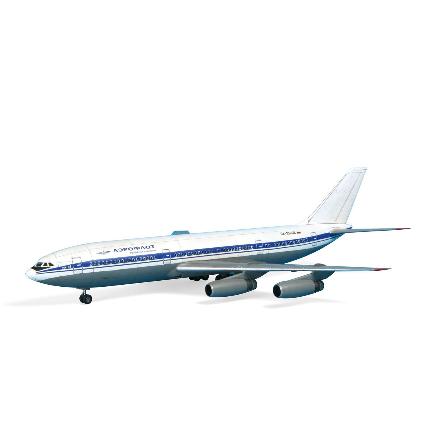 Модель для сборки Звезда Авиалайнер пассажирский ИЛ-86 7001 - фото 4