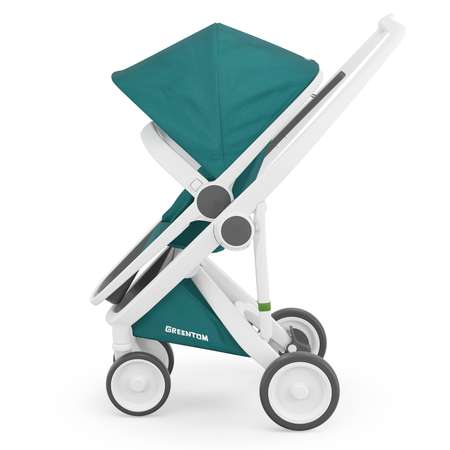 Коляска прогулочная Greentom Reversible White-Teal A+B+D