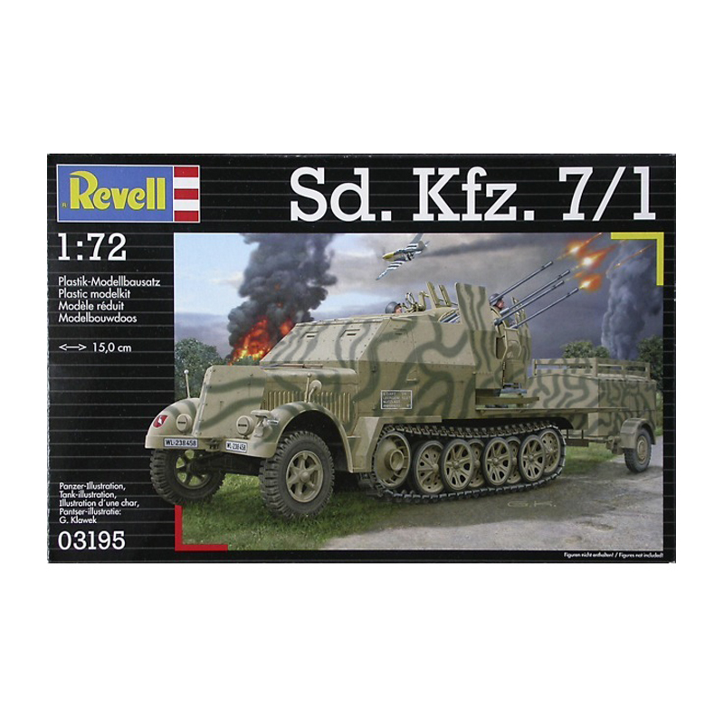 Полугусеничный тягач Revell Sd Kfz 7/1 3195 - фото 1