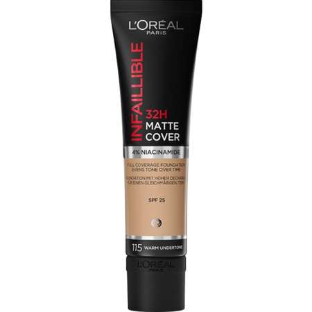 Тональный крем LOREAL Infaillible матовое покрытие 32ч тон 115