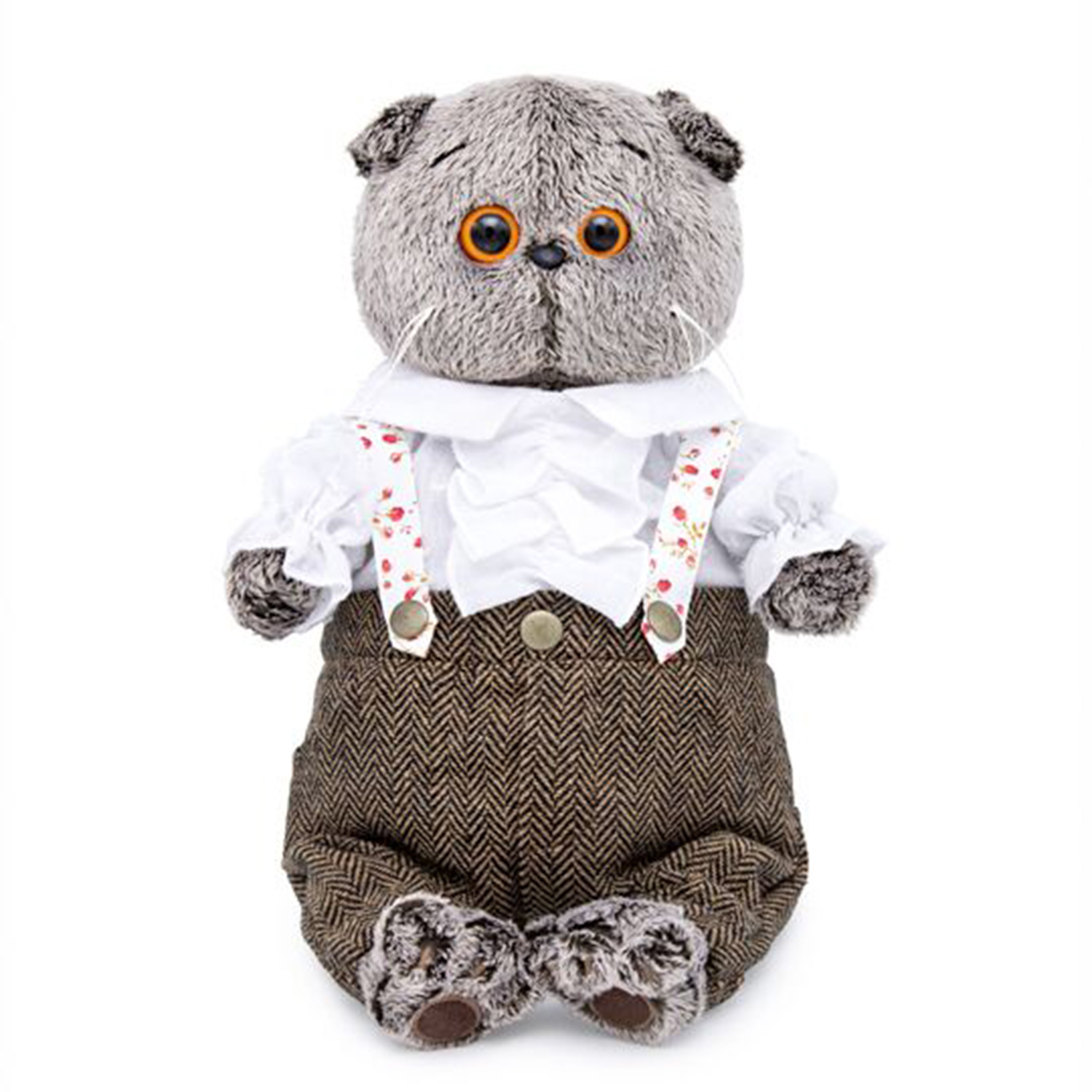 Мягкая игрушка BUDI BASA Кот Басик - романтик 30 см BB06324 - фото 1