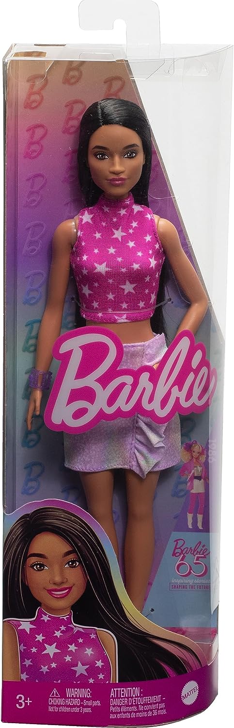 Кукла Barbie Fashionista Doll Розовый и металлик HRH13 HRH13 - фото 6