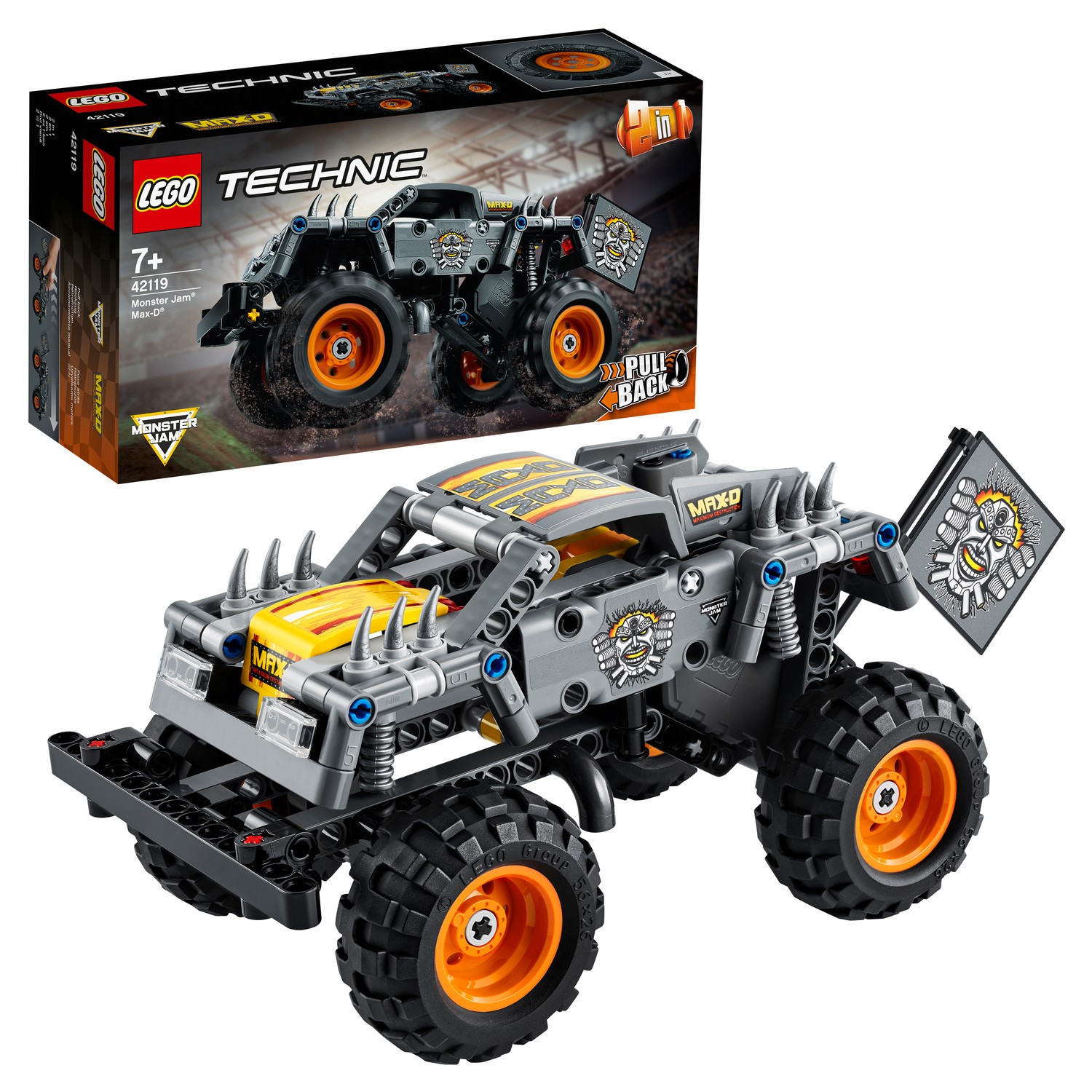 Конструктор LEGO Technic Monster Jam Max-D 42119 купить по цене 1499 ₽ в  интернет-магазине Детский мир