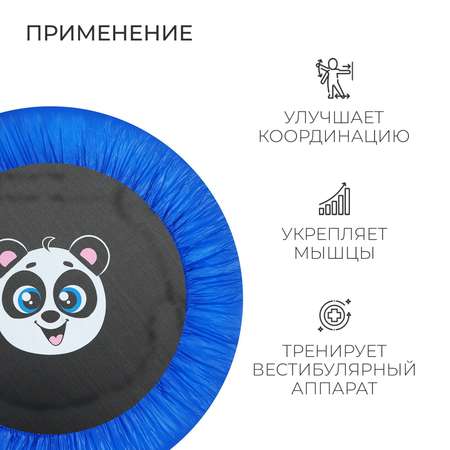 Батут Sima-Land «Панда» d=97 см цвет синий