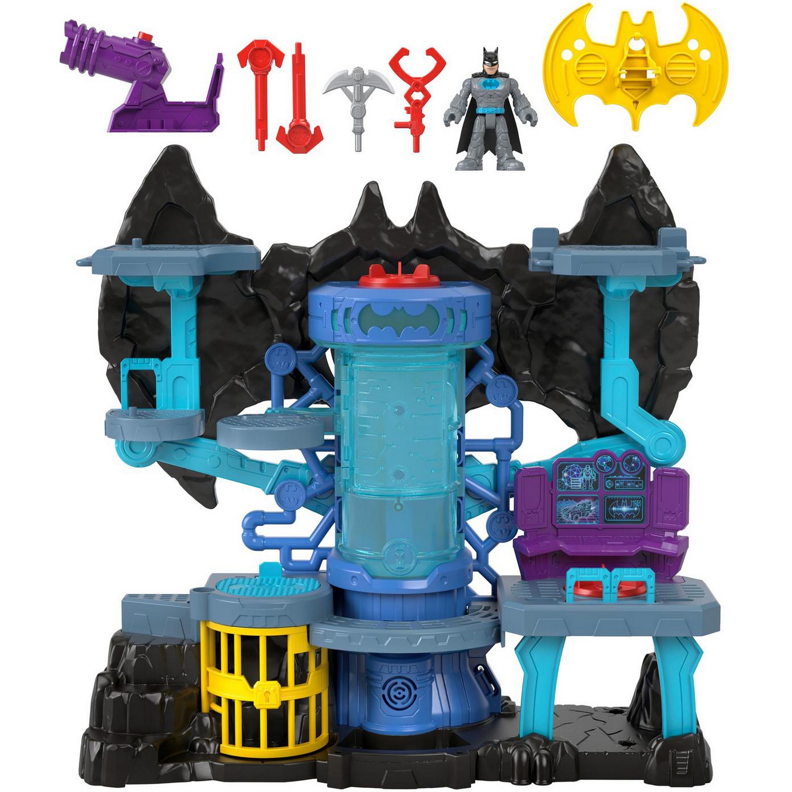 Набор игровой IMAGINEXT DC Super Friends Пещера Бэтмена BatTech GYV24  купить по цене 1280 ₽ в интернет-магазине Детский мир