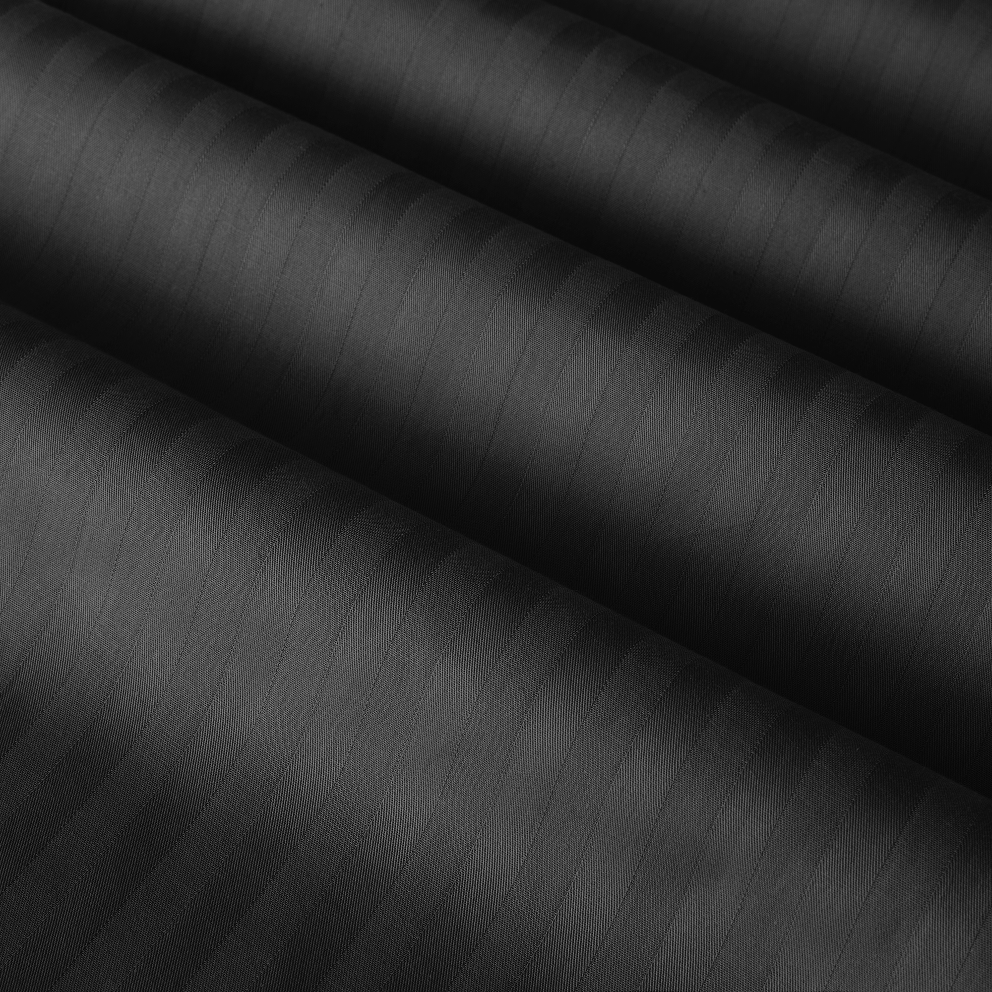 Простыня на резинке Verossa 140х200см Black страйп-сатин - фото 9