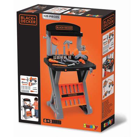 Мастерская Smoby Black and Decker с инструментами 360300