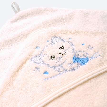 Пеленка-полотенце LEO молочный размер 95*95