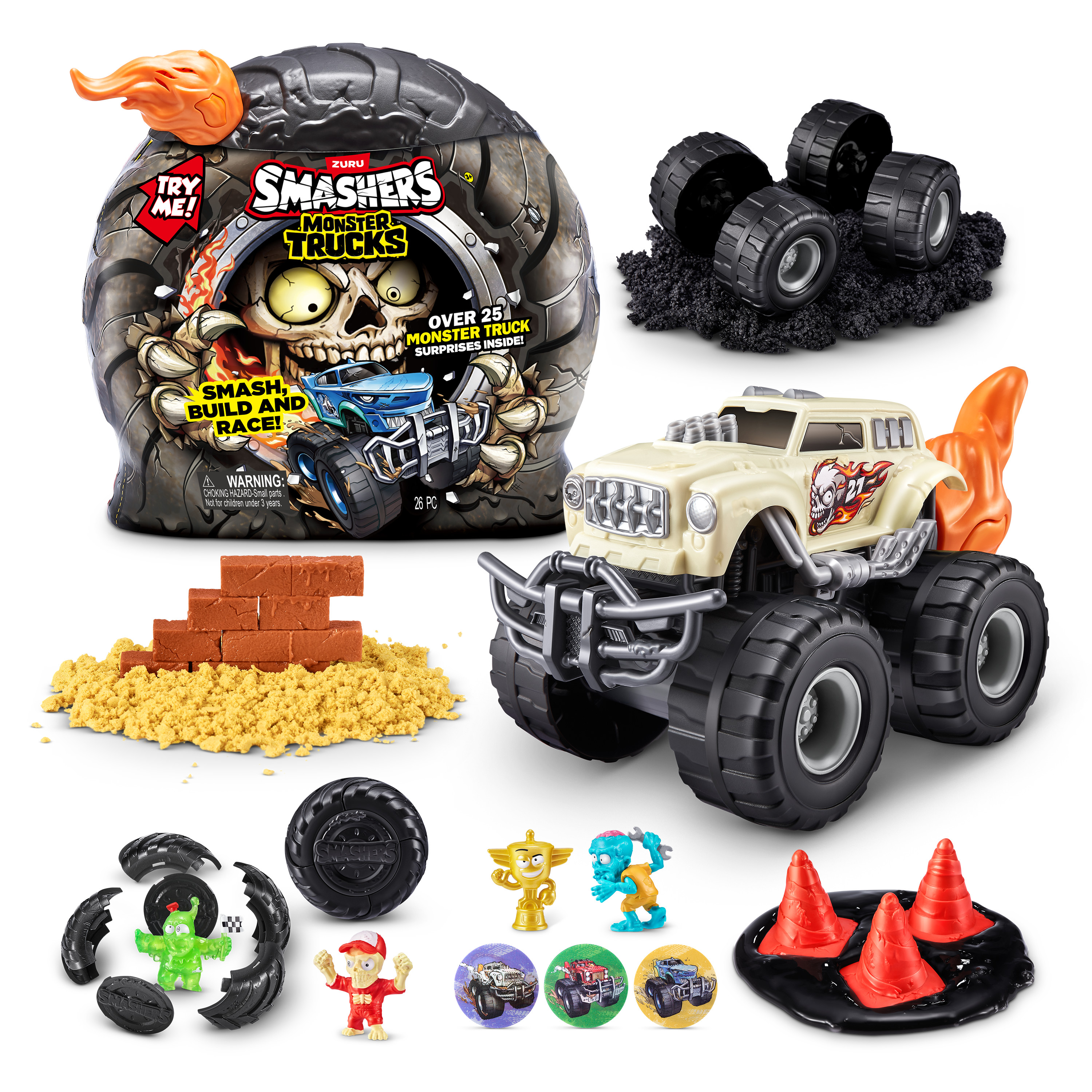 Набор игровой Smashers Monster Truck в непрозрачной упаковке (Сюрприз) 74103 74103 - фото 13