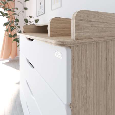 Пеленальный комод aton baby furniture Сириус-2 Wood 804 Дуб тонсберг натуральный