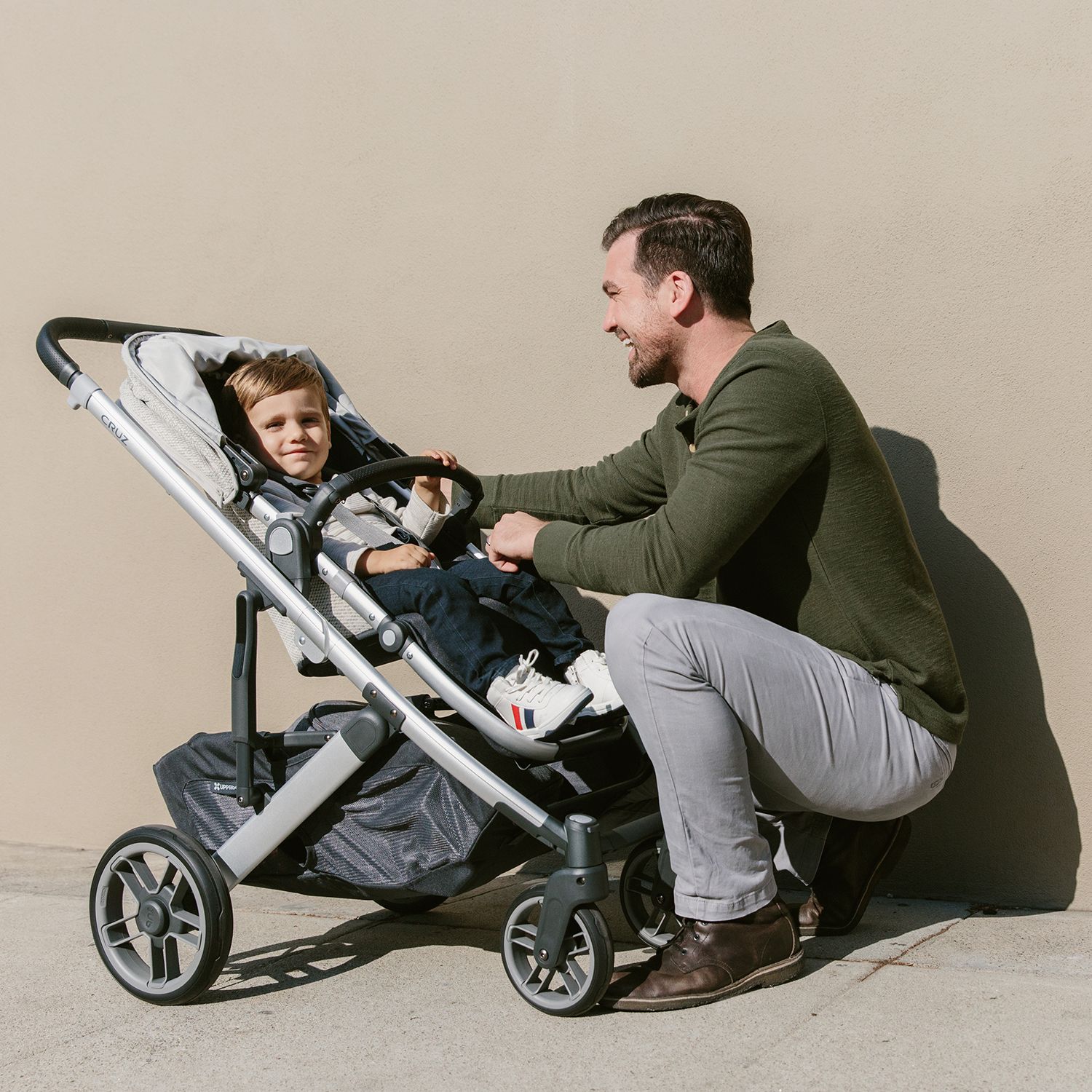 Коляска прогулочная UPPAbaby Cruz V2 Bryce Жемчужно-белый - фото 13