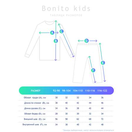 Пижама BONITO KIDS