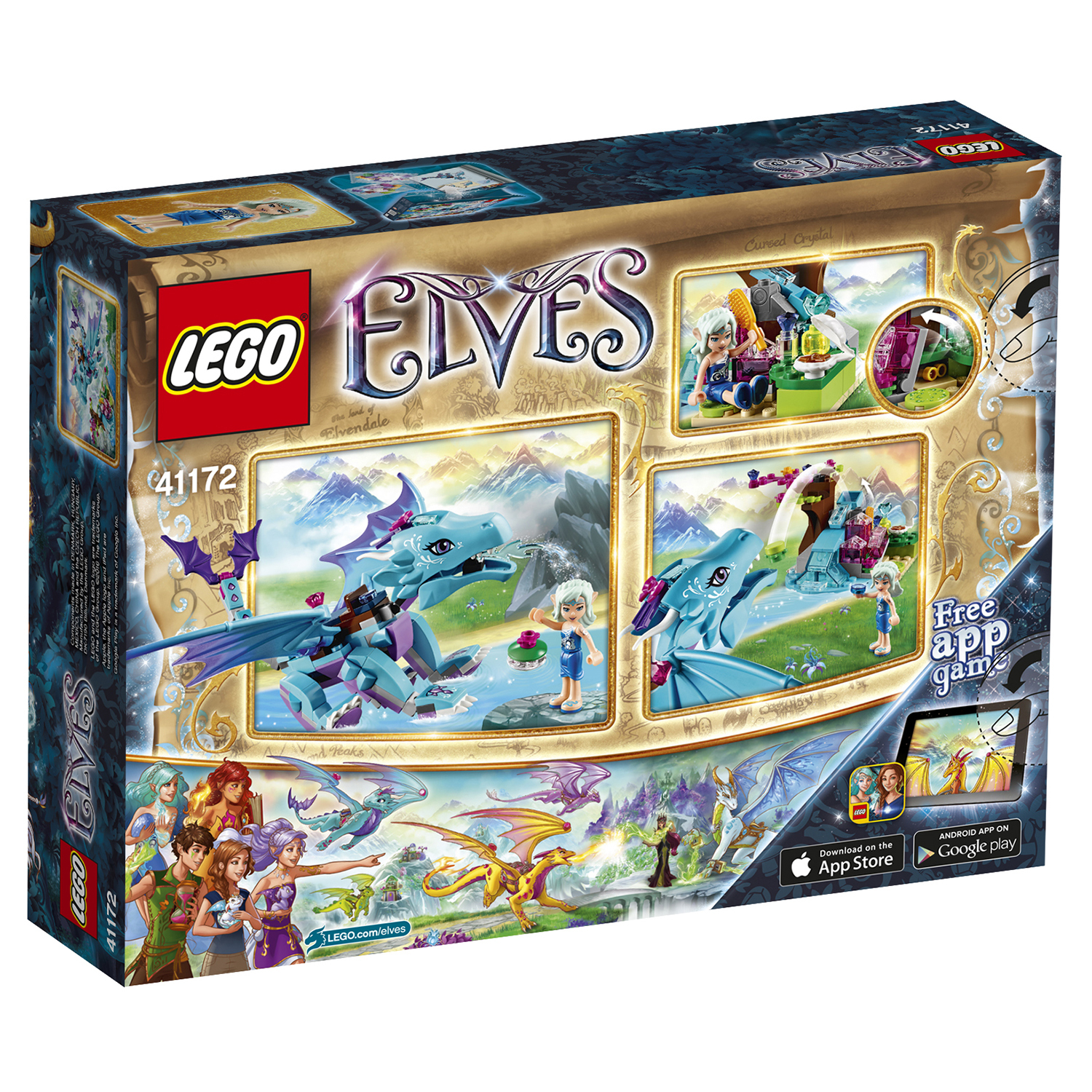 Конструктор LEGO Elves Приключение дракона воды (41172) купить по цене 1999  ₽ в интернет-магазине Детский мир