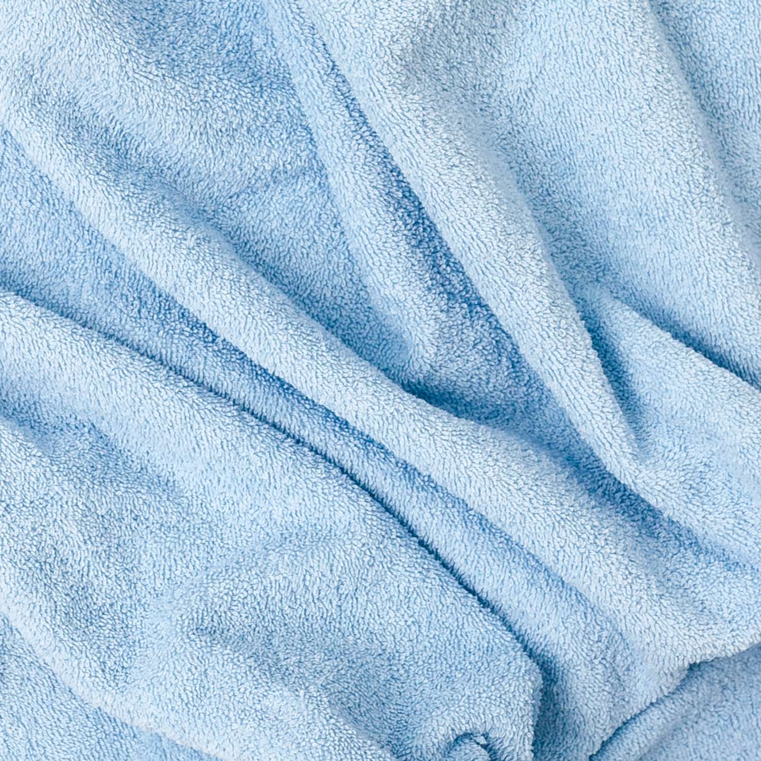 Полотенце с капюшоном Pecorella Голубое - фото 12